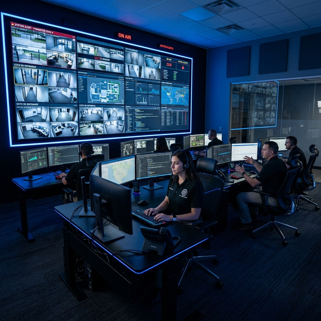 Professional CCTV camera installation